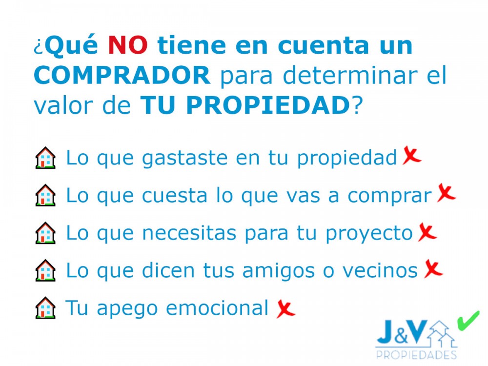 MIRADA DEL COMPRADOR PARA DETERMINAR EL PRECIO DE UNA PROPIEDAD