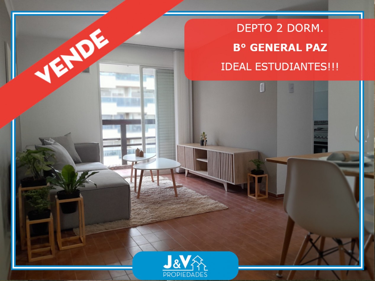 VENDO DEPARTAMENTO DE 2 DORM. RECICLADO A NUEVO. IDEAL ESTUDIANTES!!!