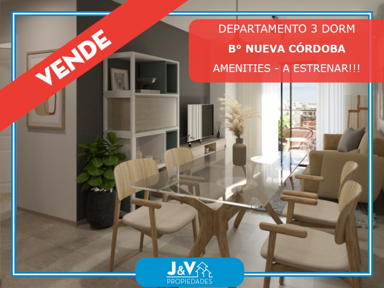 VENDO DEPARTAMENTO 3 DORM. B° NUEVA CORDOBA EN POZO. FINANCIACION!!! 