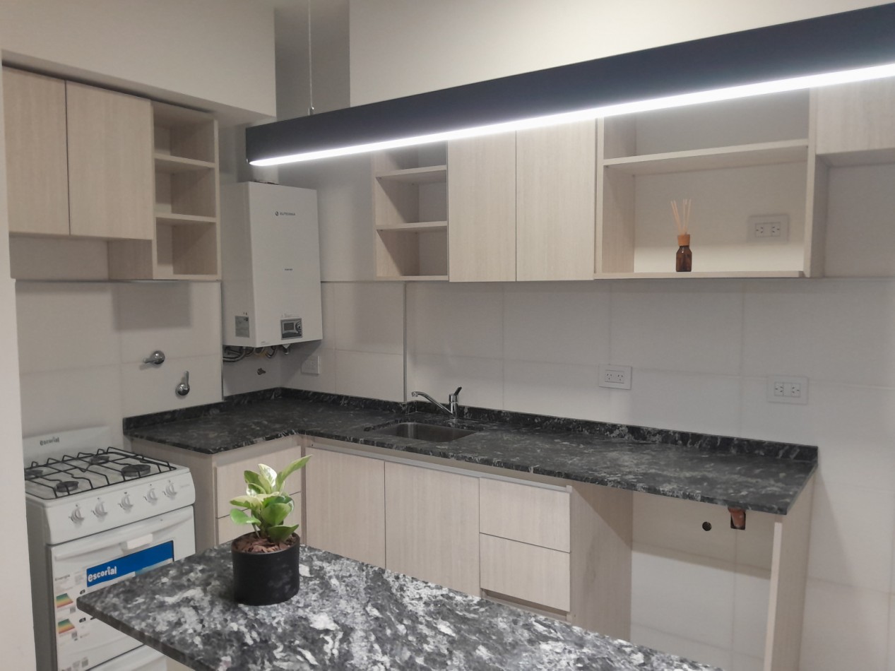 VENDO DEPARTAMENTO 2 DORM. A ESTRENAR EN PLANTA BAJA. B° NUEVA CORDOBA. TOTALMENTE AMOBLADO!!!