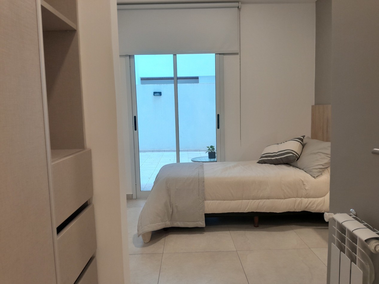 VENDO DEPARTAMENTO 2 DORM. A ESTRENAR EN PLANTA BAJA. B° NUEVA CORDOBA. TOTALMENTE AMOBLADO!!!