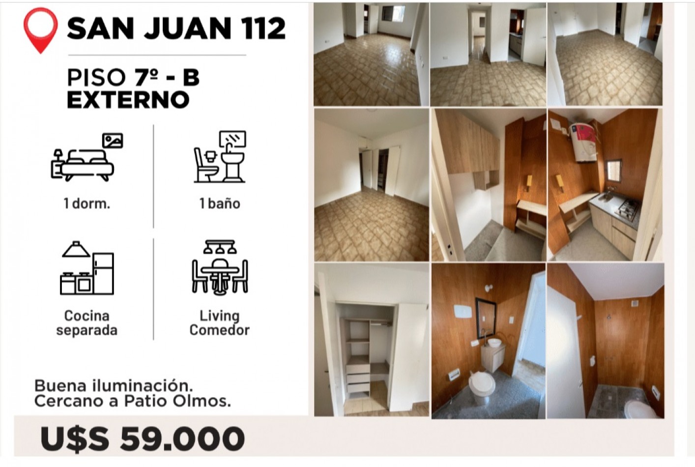 VENDO DEPARTAMENTO 1 DORMITORIO B° NUEVA CORDOBA. OPORTUNIDAD IDEAL ESTUDIANTES!!!