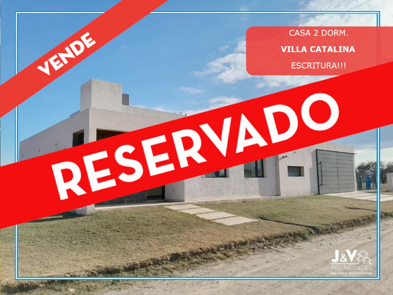VENDO CASA 2 DORM. VILLA CATALINA. APTO CREDITO!!!