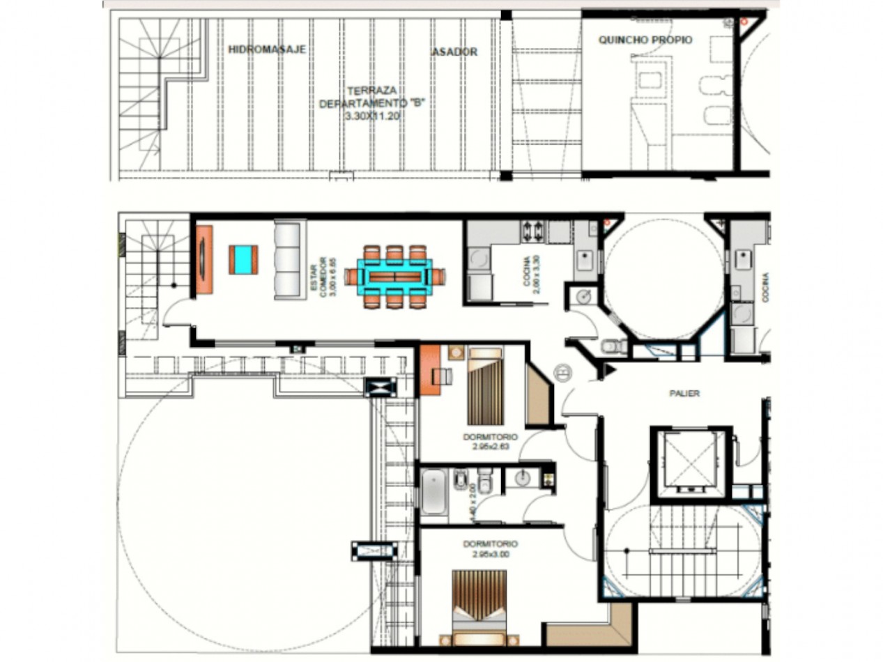 VENDO DEPARTAMENTO 2 DORM. B° GENERAL PAZ. CON RENTA.
