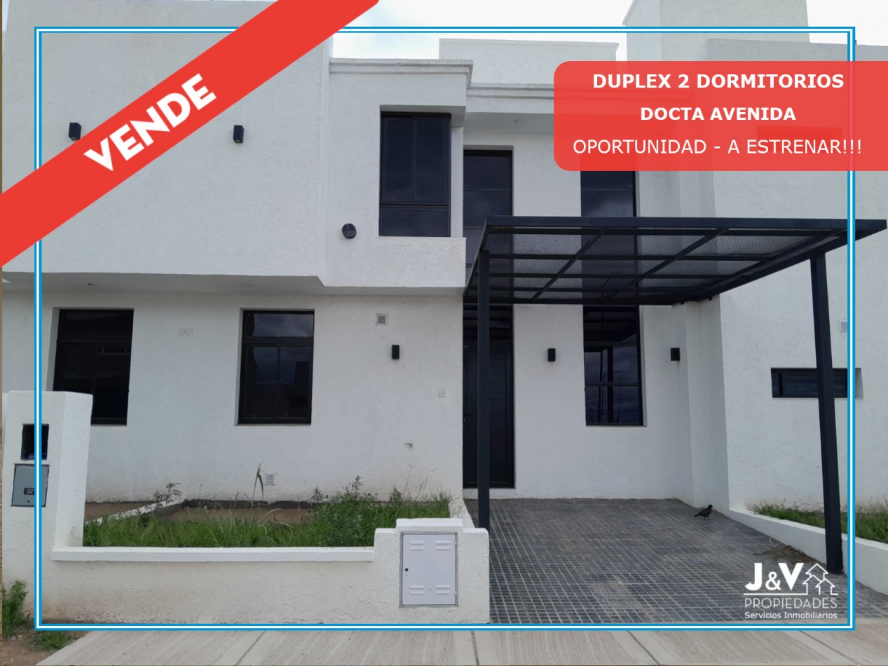 Vendo duplex de 2 dormitorios en Docta Avenida - A estrenar. Financiacion!