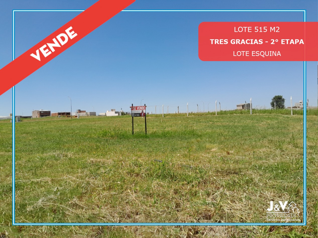 VENTA | LOTE 515 m² - B° Tres Gracias, Alta Gracia
