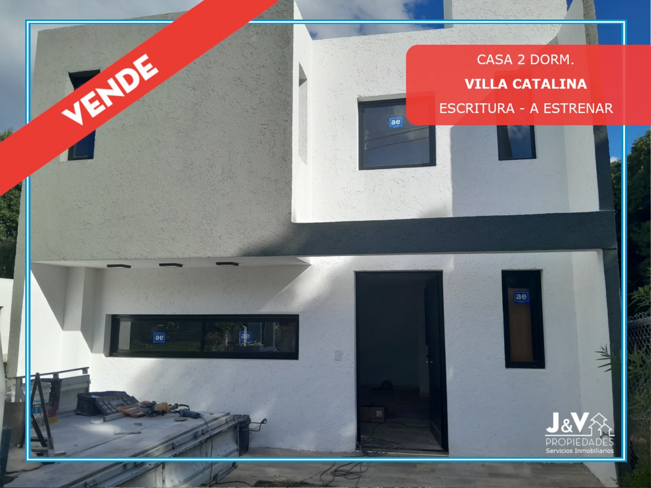 VENDO CASA A ESTRENAR DE 2 DORMITORIOS - VILLA CATALINA - ETAPA ECO CATALINA