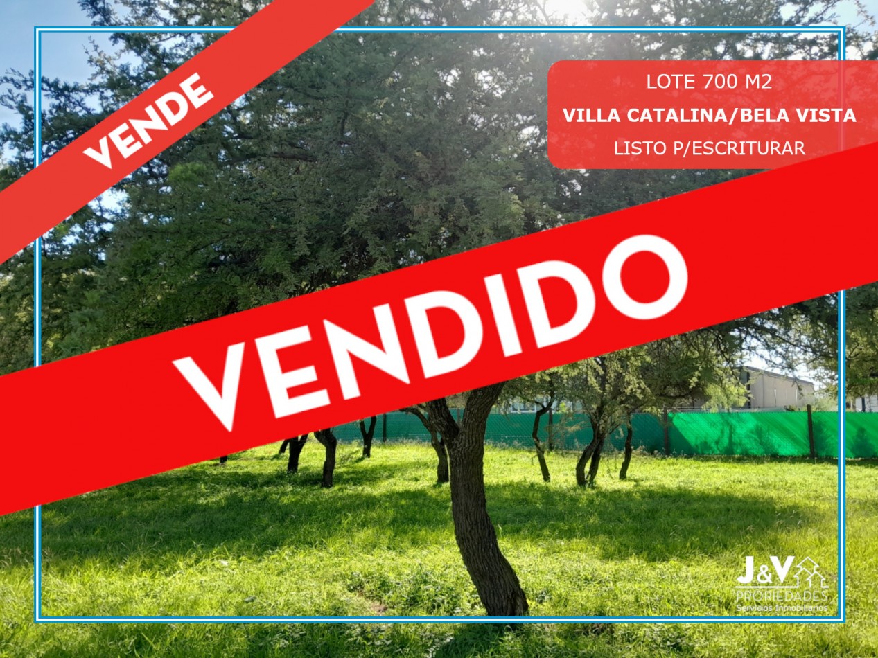 VENDO LOTE 700 m² - BELA VISTA/VILLA CATALINA