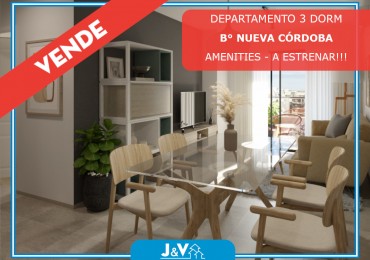 VENDO DEPARTAMENTO 3 DORM. B° NUEVA CORDOBA EN POZO. FINANCIACION!!! 