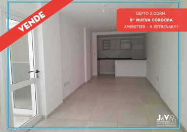 VENDO DEPARTAMENTO 2 DORMITORIOS CON AMENITIES. B° NUEVA CORDOBA. A ESTRENAR!!!