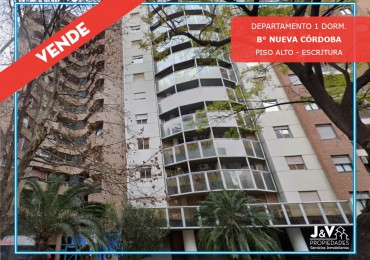 VENDO DEPARTAMENTO 1 DORM. PISO ALTO B° NUEVA CORDOBA. ESCRITURA!!!