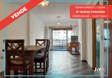 VENDO DEPARTAMENTO 2 DORM. C/BALCONES. B° NUEVA CORDOBA