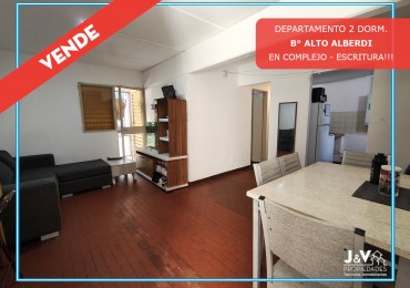 VENDO DEPARTAMENTO DE 2 DORM. EN COMPLEJO B° ALTO ALBERDI.