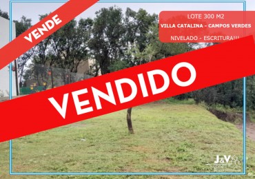 TERRENO EN VENTA 300M. B° VILLA CATALINA-RIO CEBALLOS C/ESCRITURA