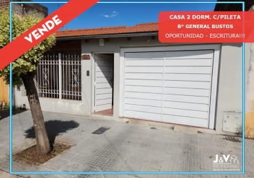 VENTA - CASA 2 DORMITORIOS CON PILETA Y QUINCHO