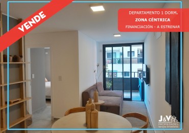 VENDO DEPARTAMENTO CENTRICO DE 1 DORMITORIO - A ESTRENAR
