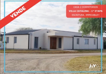 VENDO CASA 2 DORMITORIOS - VILLA CATALINA - PRIMERA ETAPA