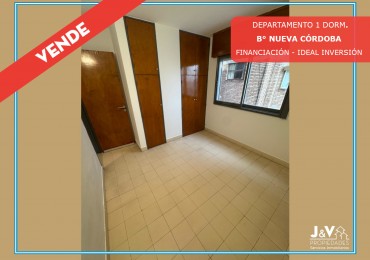VENDO DEPTO 1 DORM. B° NUEVA CORDOBA - FINANCIACION