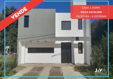 VENDO CASA A ESTRENAR DE 2 DORMITORIOS - VILLA CATALINA - ETAPA ECO CATALINA